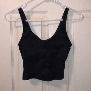 Black camo lulu align tank